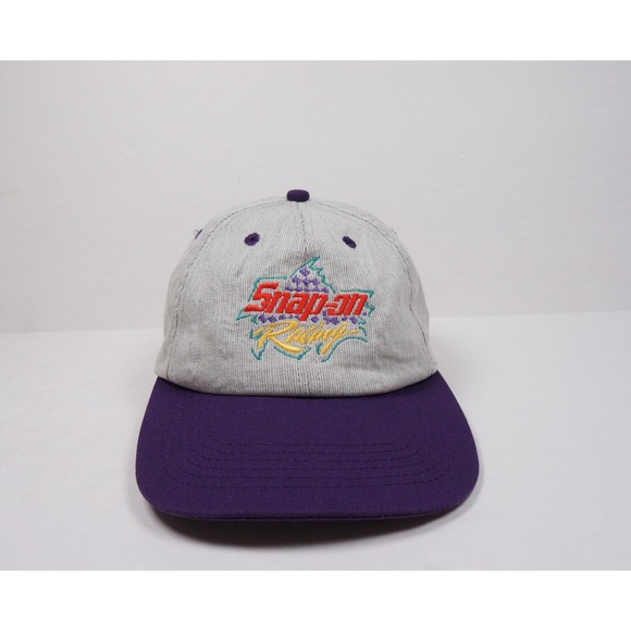 Snap-on Other - Vintage Snap On Racing Hat Mens OSFA Snapback Gray Cars Auto Casual Adult